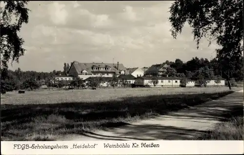 Ak Weinböhla in Sachsen, Blick auf das FDGB Erholungsheim Heidehof