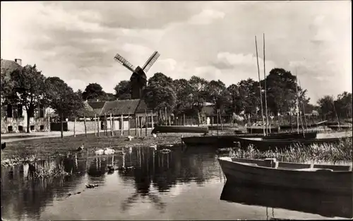 Ak Werder an der Havel, Mühlenblick