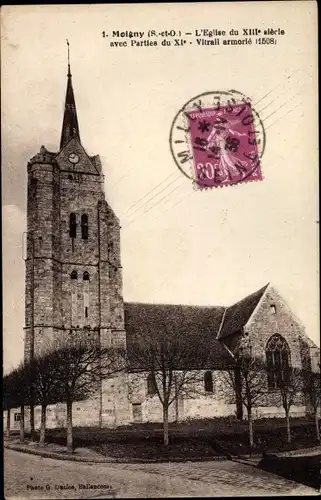 Ak Moigny Essonne, L'Eglise du XIII siecle