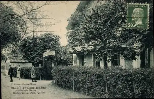 Ak Champigny sur Marne Val de Marne, Restaurant La Bonne Galette