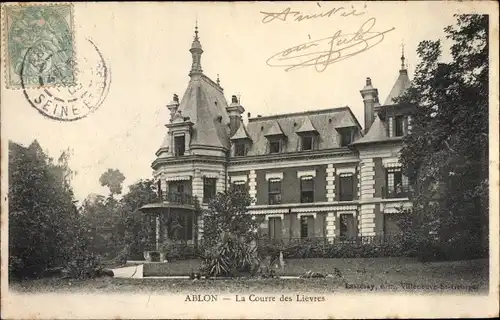 Ak Ablon Val de Marne, La Courre des Lievres