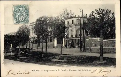 Ak Ablon Val de Marne, Emplacement de l'ancien Couvent des Celestins