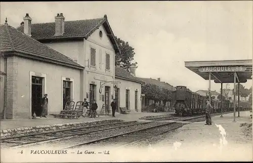 Ak Vaucouleurs Meuse, La Gare