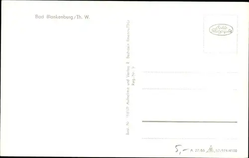 Ak Bad Blankenburg in Thüringen, Straßenpartie