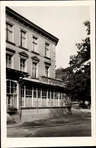 Ak Bad Blankenburg in Thüringen, Hotel Greifenstein