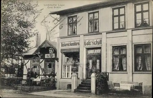 Ak Lockstedt in Holstein, Lockstedter Lager, Cafe Schütt