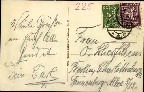 Ak Husum in Nordfriesland, Partie in der Woldsenstraße