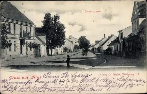 Ak Orzysz Arys Ostpreußen, Lykerstraße