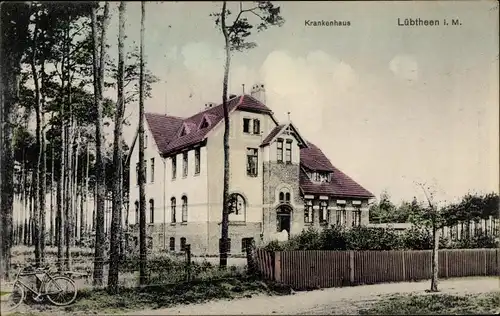 Ak Lübtheen in Mecklenburg, Krankenhaus