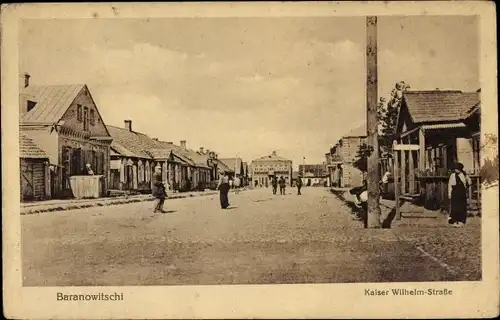 Ak Baranawitschy Baranowitschi Weißrussland, Kaiser Wilhelm Straße