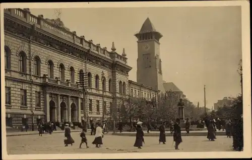 Ak Charkow Charkiw Ukraine, Kaiserliche Bank, evangelische Kirche