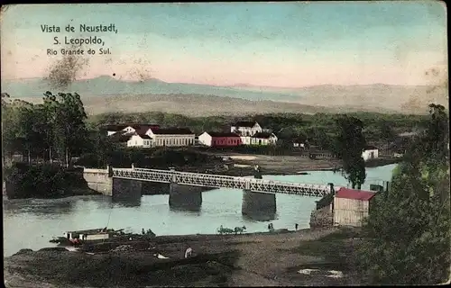 Ak São Leopoldo Brasilien, Vista de Neustadt, Rio Grande do Sul