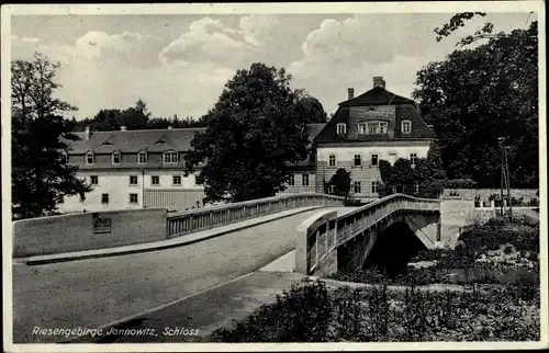 Ak Janowice Wielkie Jannowitz Schlesien, Schloss
