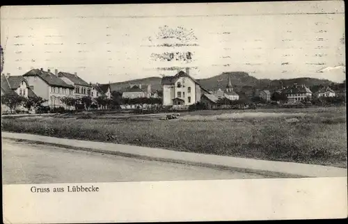 Ak Lübbecke in Westfalen, Blick auf den Ort