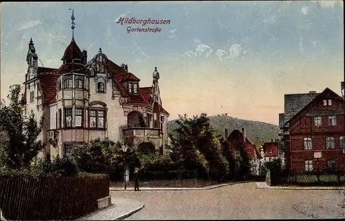 Ak Hildburghausen in Thüringen, Gartenstraße