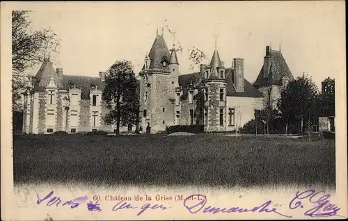 Ak Nueil sur Layon Maine et Loire, Château de la Grise