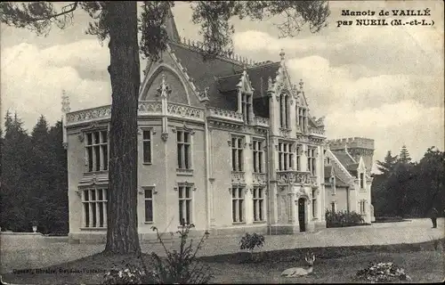 Ak Nueil Maine-et-Loire, Manoir de Vaille