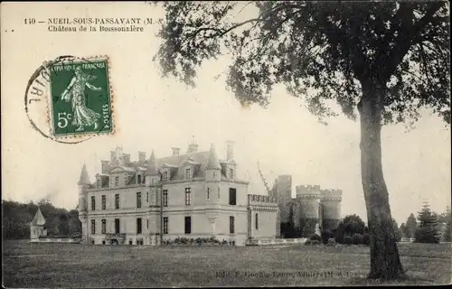 Ak Nueil sous Passavant Maine-et-Loire, Château de la Boissonniere