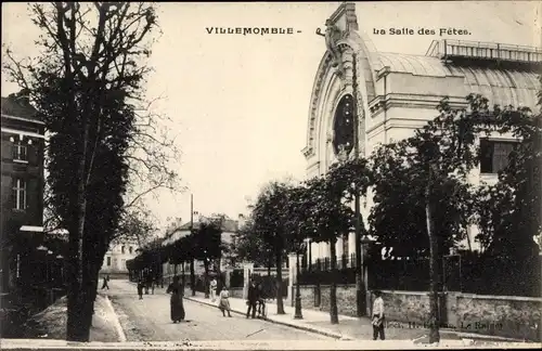 Ak Villemomble Seine Saint Denis, La Salle des Fetes