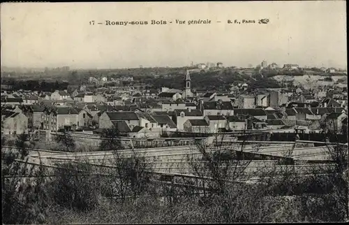 Ak Rosny sous Bois Seine Saint Denis, Vue generale