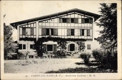 Ak Cambo les Bains Pyrenees Atlantiques, Sanatorium Landouzy