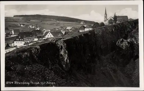 Ak Altenberg im Erzgebirge, Teilansicht mit Binge