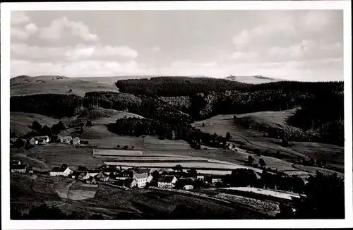Ak Abtsroda Poppenhausen an der Wasserkuppe Rhön, Gesamtansicht