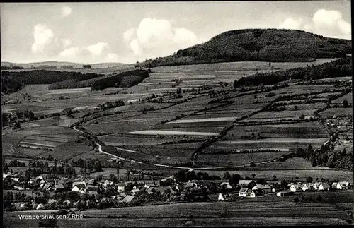 Ak Wendershausen Tann in der Rhön Osthessen, Panorama