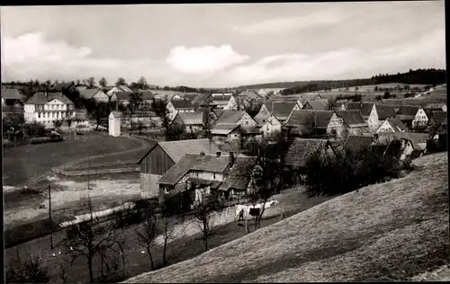 Ak Hüngheim Ravenstein Neckar Odenwald Kreis, Gesamtansicht