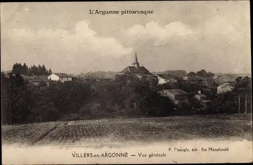 Ak Villers en Argonne Meuse, Vue generale