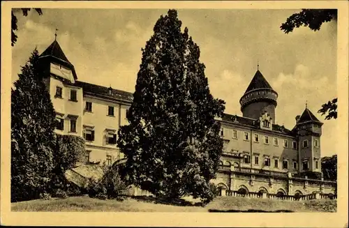 Ak Konopiště Benešov Beneschau Mittelböhmen, Zamek, Schloss