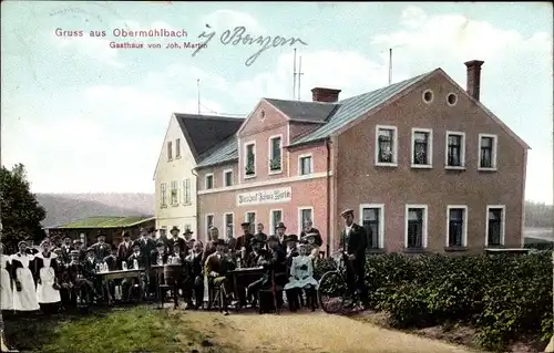 Ak Obermühlbach Neukirchen Niederbayern, Gasthaus