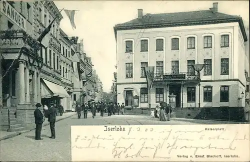 Ak Iserlohn im Märkischen Kreis, Kaiserplatz