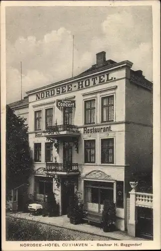 Ak Nordseebad Cuxhaven, Nordsee Hotel