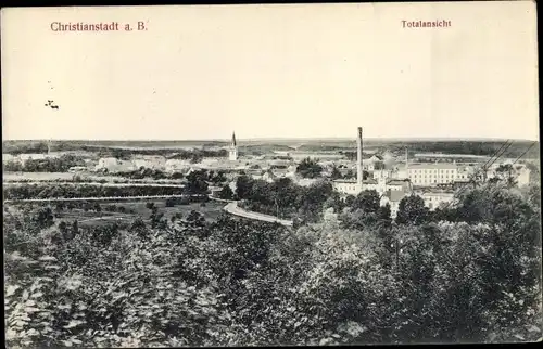 Ak Krzystkowice Christianstadt Bober Ostbrandenburg, Panorama