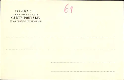 Ak Darmstadt in Hessen, Villa in Rosen