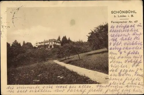 Ak Schönbühl Lindau am Bodensee Schwaben, Bodenseeresidenz