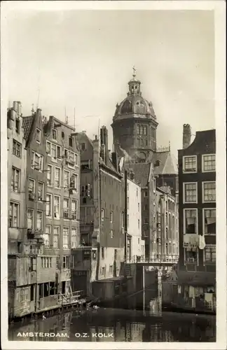 Foto Ak Amsterdam Nordholland Niederlande, O.Z. Kolk