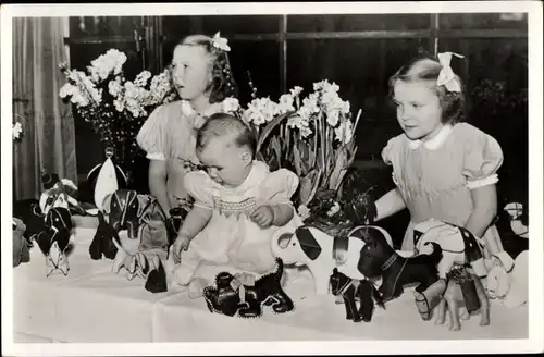 Ak Der erste Geburtstag der Prinzessin Marijke, Maria Christina der Niederlande, 1948