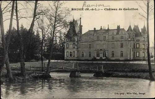 Ak Baugé Maine et Loire, Chateau de Grezillon