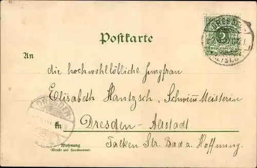 Künstler Litho Mailick, Liebespaar, Mann als Jäger, Bank, Hütte