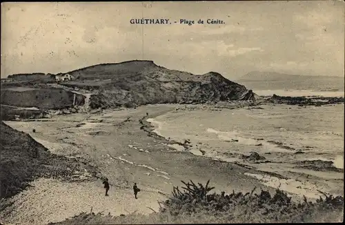 Ak Guéthary Pyrénées Atlantiques, Plage de Cenitz