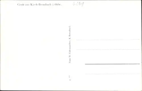 Ak Kirch-Brombach Fürth im Odenwald, Gesamtansicht