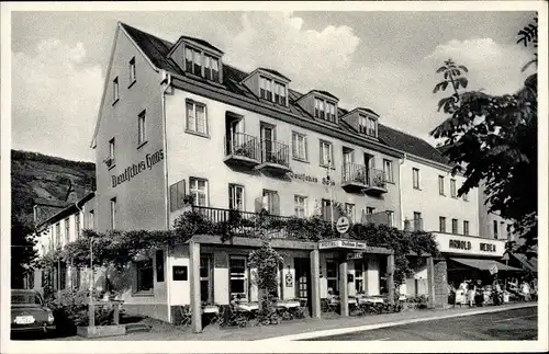 Ak Kamp Rhein Bornhofen, Blick auf das Hotel Deutsches Haus, Bes. Kimmel