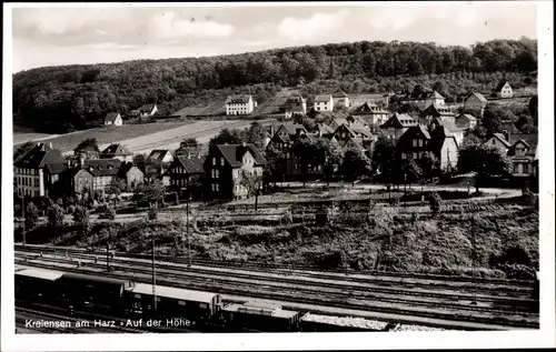 Ak Kreiensen Einbeck in Niedersachsen, Auf der Höhe, Bahnanlagen