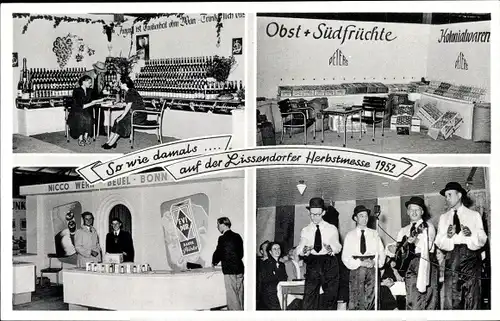 Ak Lissendorf in der Eifel, Lissendorfer Herbstmesse 1952, Obst und Südfrüchte, Theodor Peters & Co.