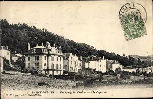 Ak Saint Mihiel Meuse, Faubourg de Verdun, Les Capucins