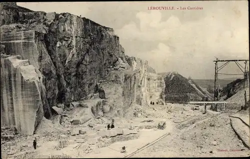 Ak Lerouville Lothringen Meuse, Les Carrieres