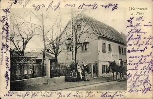 Ak Dresden Wachwitz, Heinrichs Restaurant