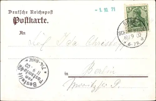 Litho Berlin Treptow Niederschöneweide, Tabbert's Waldschlösschen